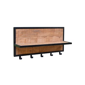 Livingfurn Caro kapstok 5 haken hout