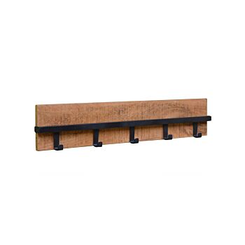 Livingfurn Ethan kapstok 5 haken hout