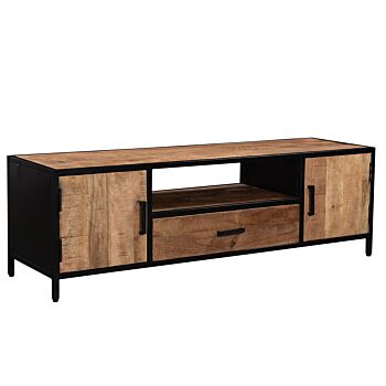 Livingfurn Sturdy TV meubel 160cm mangohout 