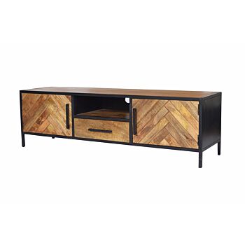 Livingfurn Brooklyn tv meubel 150cm bruin 