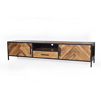 Livingfurn Brooklyn tv meubel 200cm bruin