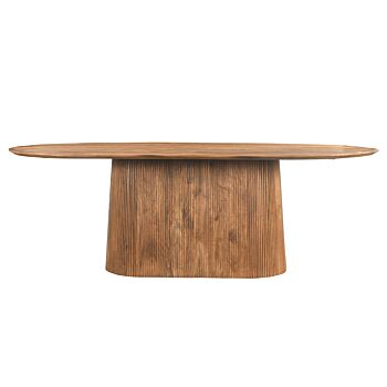 Livingfurn Salvator eettafel ovaal 230cm naturel