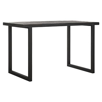 DTP Home Timeless Black bartafel teakhout zwart 150x80x90cm