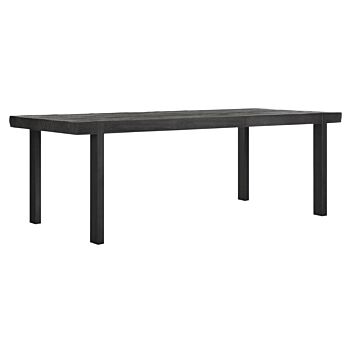 DTP Home Timeless Black eettafel teakhout zwart 225x100x78cm