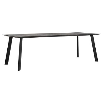 DTP Home Timeless Black eettafel rechthoekig teakhout zwart 250x100x78cm