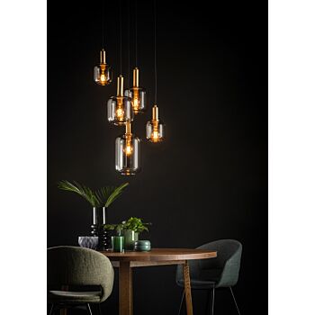 Lucide Joanet hanglamp zwart 66cm