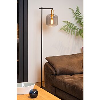 Lucide Joanet vloerlamp zwart 150cm