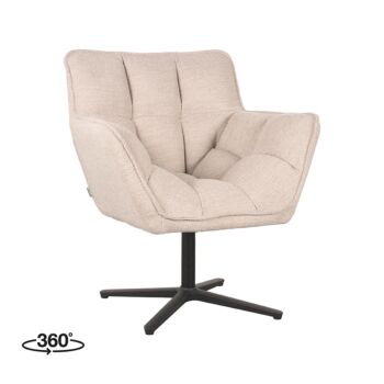 Label51 Ian fauteuil boucle beige