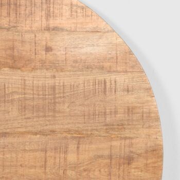 Label51 Slobby Edge rond tafelblad mangohout 70cm