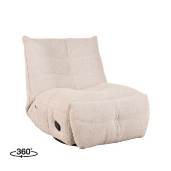 Label51 Take It Easy fauteuil boucle beige