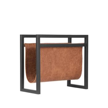 Label51 Zev magazinehouder 45x20x38cm cognac