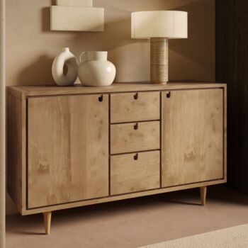 Livli Empresa dressoir van mangohout 135x45x80cm