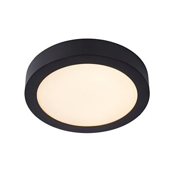 Lucide Brice plafondlamp rond zwart 24cm