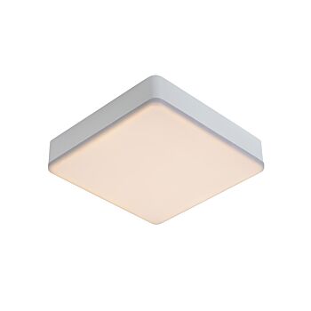 Lucide Ceres plafondlamp vierkant wit 22cm