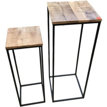 MD Interior Ray set van 2 sidetables mangohout