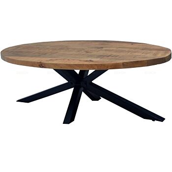 MD Interior Trendo ovale salontafel met spiderpoot 130x70x45cm