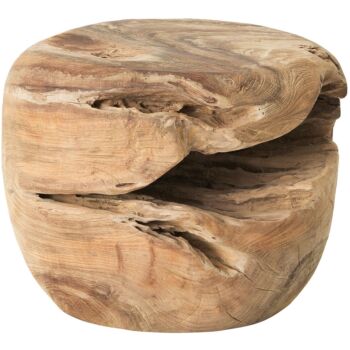 Must Living Ball salontafel teakhout naturel 40x30cm