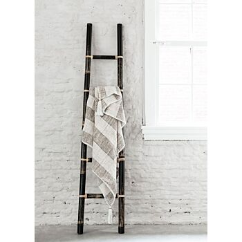 Must Living Bamboo ladder blackwash 40x200cm