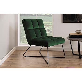 Noorlicht Agna fauteuil polyester groen