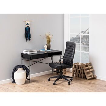 Noorlicht Aston bureau zwart 110x50x75cm