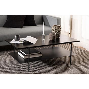 Noorlicht Aston salontafel zwart 115x60x40cm