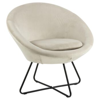 Noorlicht Chloe fauteuil vic meubelstof zand