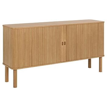 Noorlicht Felize dressoir met ribbelfront eiken 160x40x80cm