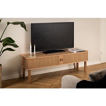 Noorlicht Felize tv-meubel met ribbelfront eiken 140x40x45cm