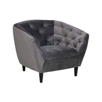 Noorlicht Hailey fauteuil vic meubelstof donkergrijs