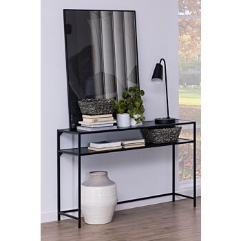 Noorlicht Iris sidetable zwart 120x35x79cm