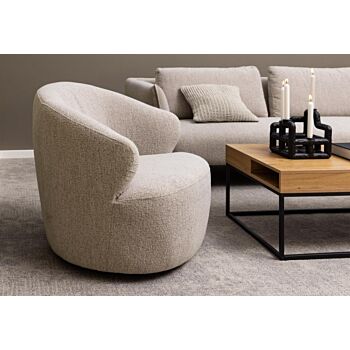 Noorlicht Jasmijn fauteuil Monza stof beige