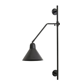 Nordal Buck verstelbare wandlamp zwart