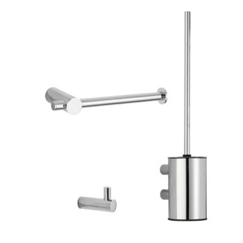 Saniclear Academy wc-accessoiresset 3-delig chroom