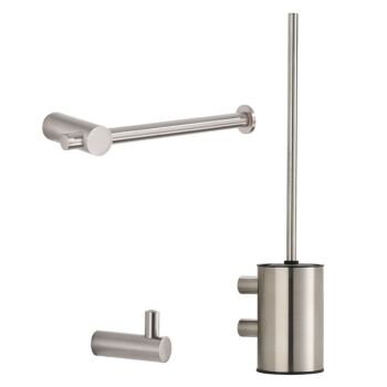 Saniclear Academy wc-accessoiresset 3-delig RVS