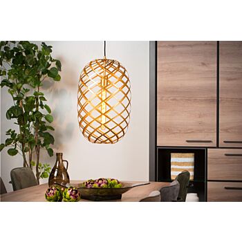 Lucide Wolfram hanglamp goud mat 32cm