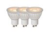 Product afbeelding van: Lucide Bulb dimbare LED lamp 3000K GU10 5W 5cm wit - set van 3