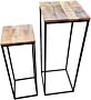 Product afbeelding van: MD Interior Ray set van 2 sidetables mangohout