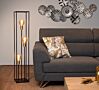 Product afbeelding van: Lucide Ruben vloerlamp zwart 120cm