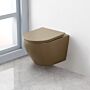 Product afbeelding van: Saniclear Itsie randloos toilet met softclose zitting taupe