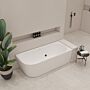 Product afbeelding van: Saniclear Lilla whirlpool 180x80cm rechts wit glans met 12 aerojets zwart elektronisch