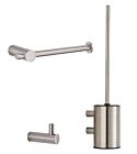 Product afbeelding van: Saniclear Academy wc-accessoiresset 3-delig RVS