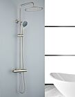 Product afbeelding van: Saniclear Exclusive opbouw regendouche met hoofddouche 30cm en 3 standen handdouche RVS