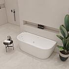 Product afbeelding van: Saniclear Freshline whirlpool 180x80cm wit glans met 12 aerojets en 10 hydrojets chroom pneumatisch