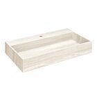 Product afbeelding van: Saniclear White Travertin marmer wastafel met kraangat 80x46cm